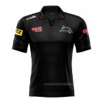 Camiseta Polo Penrith Panthers Rugby 2021 Negro