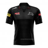 Camiseta Polo Penrith Panthers Rugby 2021 Negro