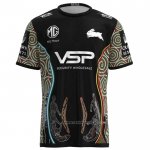 Camiseta South Sydney Rabbitohs Rugby 2023 Indigena Negro