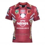 Camiseta Brisbane Broncos Rugby Iron Man Marvel 2017 Rojo