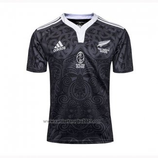 Camiseta Nueva Zelandia All Blacks Maori Rugby 100th Conmemorative