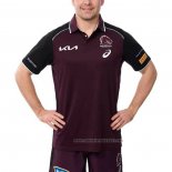 Camiseta Polo Brisbane Broncos Rugby 2025 Rojo