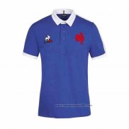 Camiseta Polo Francia Rugby 2021 Azul