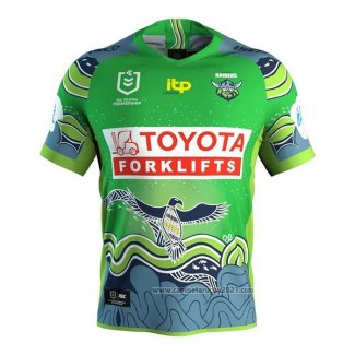 Camiseta Canberra Raiders Rugby 2021 Indigena