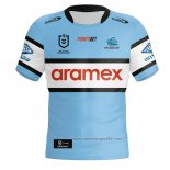 Camiseta Cronulla Sutherland Sharks Rugby 2024 Local