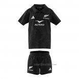 Camiseta Ninos Kit All Blacks Rugby 2024 Negro