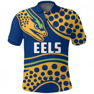 Camiseta Polo Parramatta Eels Rugby 2021 Indigena