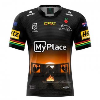 Camiseta Penrith Panthers Rugby 2025 ANZAC