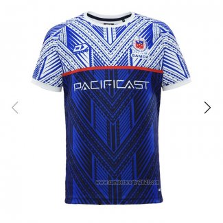 Camiseta Samoa Rugby 2024 Segunda Azul