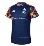 Camiseta Fiyi Rugby 2025 Entrenamiento Azul
