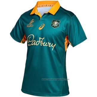 Camiseta Australia Rugby 2025 Entrenamiento