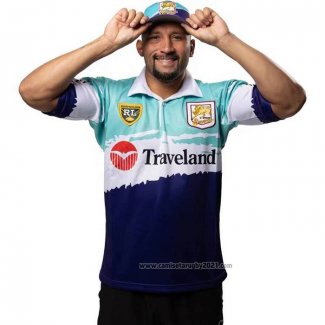 Camiseta Brisbane Broncos Rugby 1995 World Sevens Retro