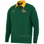 Camiseta Sudafrica Mangas Larga Rugby 2025-2026 Entrenamiento