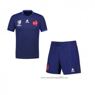 Camiseta Ninos Kit Francia Rugby 2023 World Cup Local