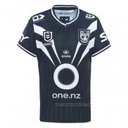 Camiseta Nueva Zelandia Warriors Rugby 2025 Entrenamiento Negro