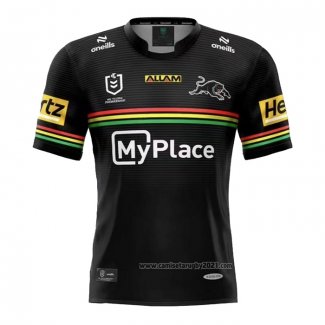 Camiseta Penrith Panthers Rugby 2024 Local Negro