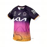 Camiseta Brisbane Broncos Rugby 2023 Indigena