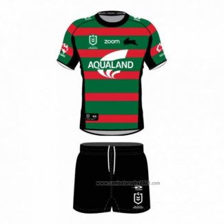 Camiseta Ninos Kit South Sydney Rabbitohs Rugby 2021 Local