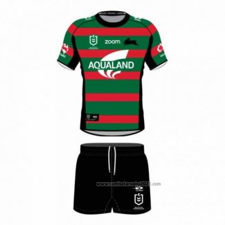 Camiseta Ninos Kit South Sydney Rabbitohs Rugby 2021 Local