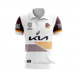 Camiseta Polo Brisbane Broncos Rugby 2024 Segunda