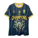 Camiseta Sudafrica Rugby 2023 World Cup Campeona