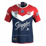 Camiseta Sydney Roosters 9s Rugby 2020 Rojo Azul