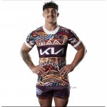 Camiseta Brisbane Broncos Rugby 2023 Indigena