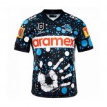 Camiseta Cronulla Sutherland Sharks Rugby 2021 Indigena