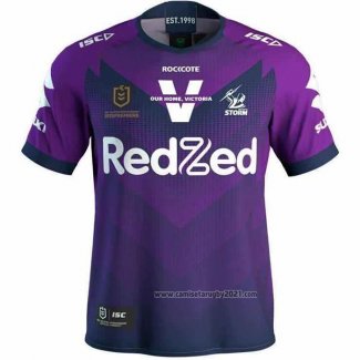 Camiseta Melbourne Storm Rugby 2020 Campeona