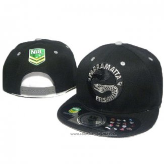 NRL Snapback Gorra Parramatta Eels Negro