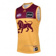 Camiseta Brisbane Lions AFL 2024 Amarillo