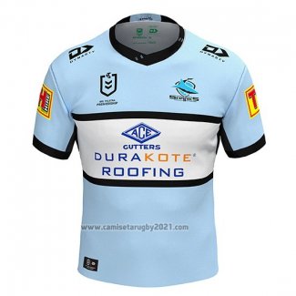 Camiseta Cronulla Sutherland Sharks Rugby 2020 Local