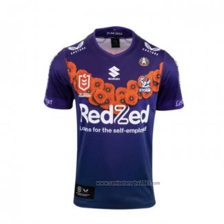 Camiseta Melbourne Storm Rugby 2023 ANZAC