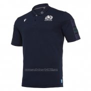 Camiseta Polo Rugby Escocia 2019-2020 Azul