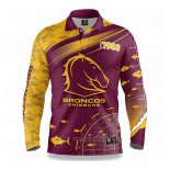 Camiseta NRL Brisbane Broncos Rugby 2022 Fish Finder