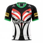 Camiseta Penrith Panthers Rugby 2025 Entrenamiento Negro Blanco