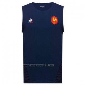 Tank Top Francia Rugby 2018-2019 Azul