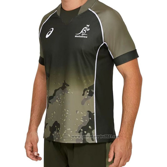 Camiseta Australia Rugby 2021-2022 Entrenamiento