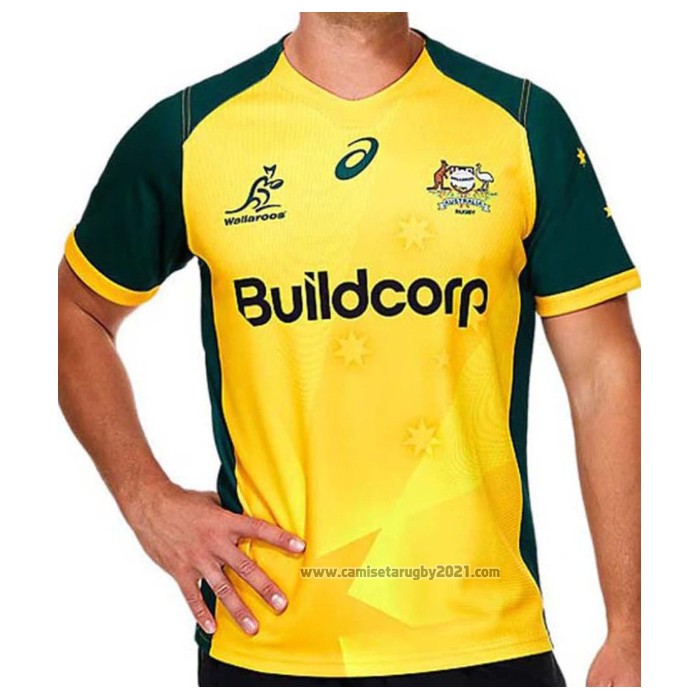 DIWEI Camiseta De Rugby Camiseta De Fútbol Transpirable Deportiva Polo Camiseta De Rugby De Australia 2021 Última Camiseta De Rugby De Australia Local Y Visitante 